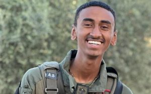 Staff Sgt. Adir Eshto Bogale, 20, a Golani soldier, from Ariel, was killed on October 7 battling Hamas terrorists at the Nahal Oz IDF outpost