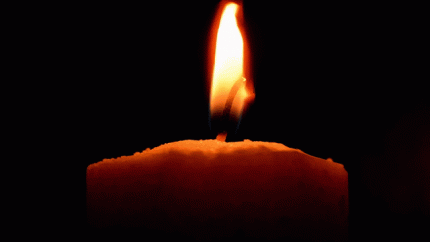 Mickey Yahrzeit candle