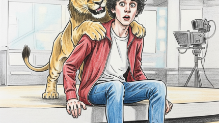 When a lion pounces from behind you have half a second to watch your whole life roll before your eyes.